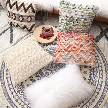 Load image into Gallery viewer, Ethnic Moroccan Hand-Woven Wool Pillow
