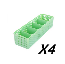 Load image into Gallery viewer, 5 Cells Plastic Stackable Organizer