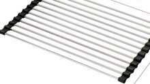 Laden Sie das Bild in den Galerie-Viewer, MessFree® Roll-Up Stainless Steel Sink Rack