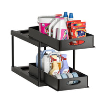 Laden Sie das Bild in den Galerie-Viewer, MessFree® Under Sink Dual Sliding Organizer
