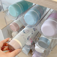 Load image into Gallery viewer, Stackable bottle rack for organizing water and wine bottle