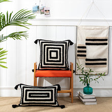 Load image into Gallery viewer, B&W Pillow Cover