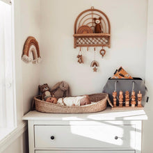 Load image into Gallery viewer, Retro Rattan Wall Shelf