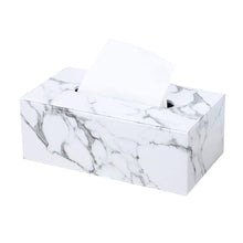 Load image into Gallery viewer, Marble Print Tissue Box