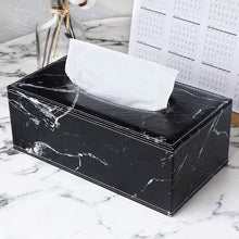 Load image into Gallery viewer, Marble Print Tissue Box