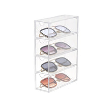Load image into Gallery viewer, Acrylic 4 Drawers Glasses Organizer