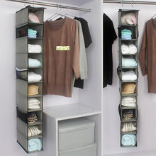 Load image into Gallery viewer, 10-Tiered Hanging Closet Organizer