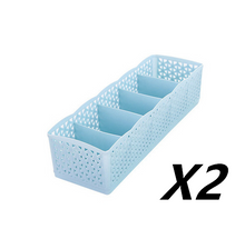 Load image into Gallery viewer, 5 Cells Plastic Stackable Organizer