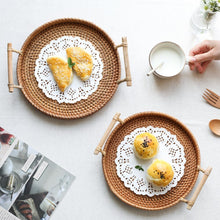 Load image into Gallery viewer, Artesia Rattan Tray