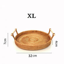 Load image into Gallery viewer, Artesia Rattan Tray