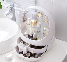 Load image into Gallery viewer, Large makeup organizer with drawers open