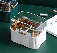 Load image into Gallery viewer, White lipstick organizer filled with lipsticks