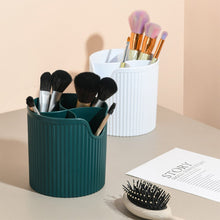 Load image into Gallery viewer, Green and white brush holders on a desk