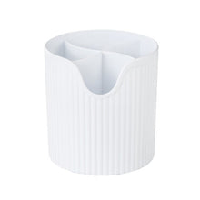 Load image into Gallery viewer, White luxury makeup brush holder, empty