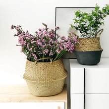 Load image into Gallery viewer, Wicker Foldable Planter Basket