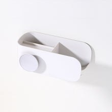 Laden Sie das Bild in den Galerie-Viewer, White retro wall hair dryer holder