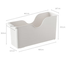 Load image into Gallery viewer, Rolling organizer bin style 2 dimensions