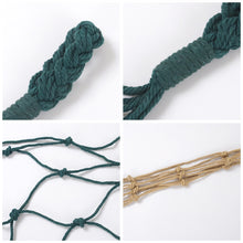 Laden Sie das Bild in den Galerie-Viewer, Close-up of green and brown rope weave