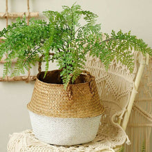 Load image into Gallery viewer, Wicker Foldable Planter Basket