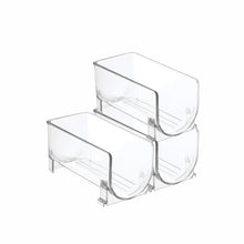 Load image into Gallery viewer, Staggered clear bottle racks