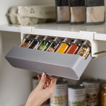 Load image into Gallery viewer, Pulling out an under-shelf spice rack