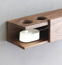 Laden Sie das Bild in den Galerie-Viewer, Charger hidden inside the walnut holder