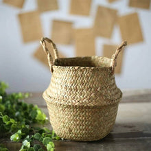 Load image into Gallery viewer, Wicker Foldable Planter Basket