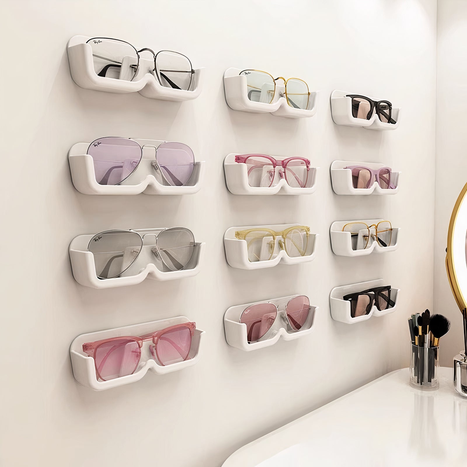 Sunglasses Rack Simple Wall Mounted Sunglasses Rack | MessFree