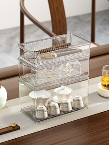 Clear Tea Set Storage Box