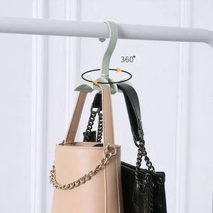 Rotatable Double Handbag Hanger