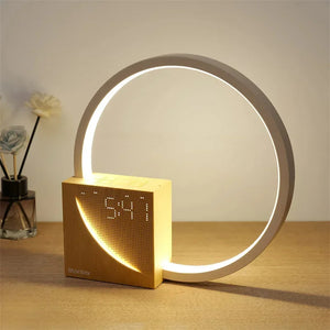 Halo Clock Lamp