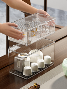 Clear Tea Set Storage Box