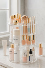 Laden Sie das Bild in den Galerie-Viewer, MessFree® 360° Rotating Shelf | Adjustable Cosmetic Organizer
