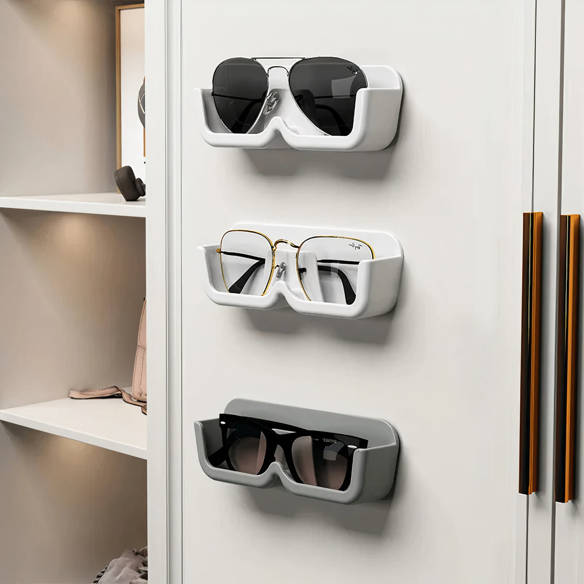 Sunglasses Rack Simple Wall Mounted Sunglasses Rack | MessFree