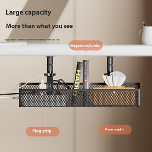 Punch-free Cord Manager Under The Table Cable Management Rack