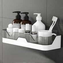 Laden Sie das Bild in den Galerie-Viewer, Adhesive bathroom shelf holding toiletries
