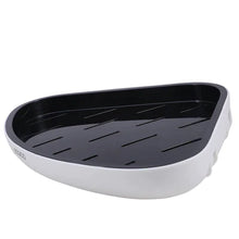 Laden Sie das Bild in den Galerie-Viewer, Black adhesive corner shower shelf
