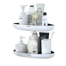 Laden Sie das Bild in den Galerie-Viewer, Two adhesive corner shower shelves with toiletries
