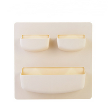 Laden Sie das Bild in den Galerie-Viewer, Beige wall storage grid style A
