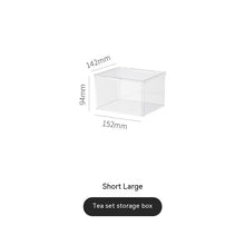 Load image into Gallery viewer, Clear Tea Set Storage Box

