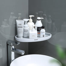 Laden Sie das Bild in den Galerie-Viewer, Grey-tray corner shelf with toiletries
