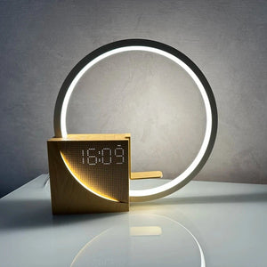 Halo Clock Lamp