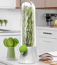Load image into Gallery viewer, Herb saver on a kitchen shelf
