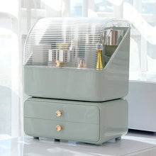 Load image into Gallery viewer, Light green stackable makeup vanity box
