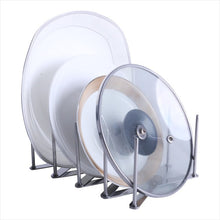 Load image into Gallery viewer, Foldable plate holder for kitchen dish organization
