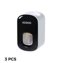 Laden Sie das Bild in den Galerie-Viewer, Black toothpaste dispenser 3 pack
