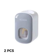 Laden Sie das Bild in den Galerie-Viewer, Grey toothpaste dispenser 2 pack
