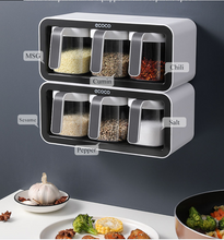 Load image into Gallery viewer, Spice boxes labelled salt, sugar and pepper
