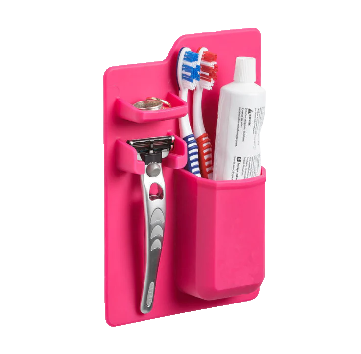 Multi-Functional Silicone Toothbrush Holder