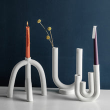Load image into Gallery viewer, Curva Ceramic Candle Holders
